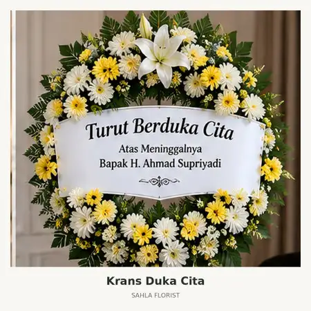 Krans Bunga Duka Galaxy Bekasi